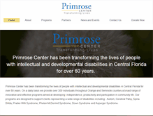 Tablet Screenshot of primrosecenter.org